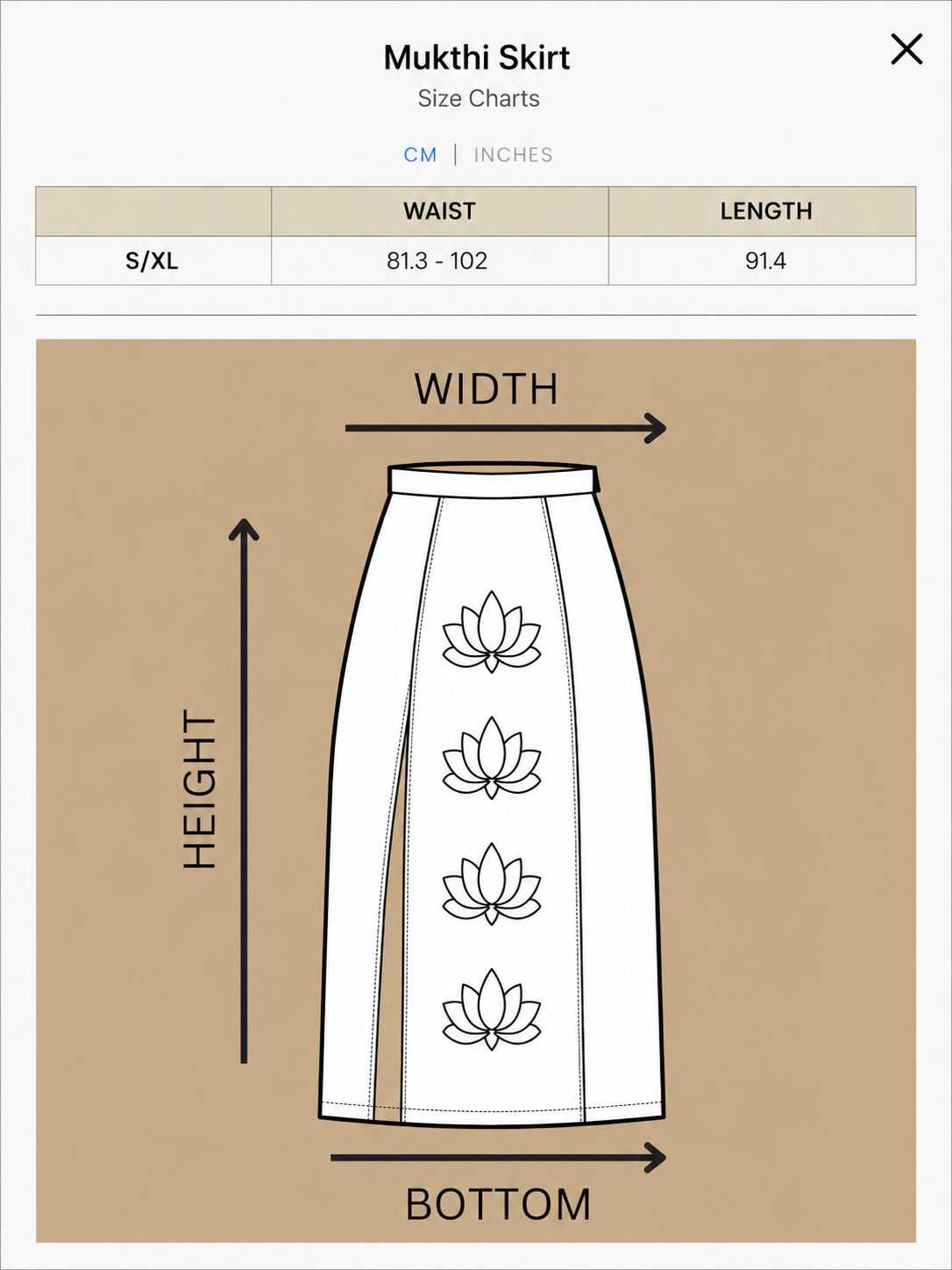 Mukthi Skirt